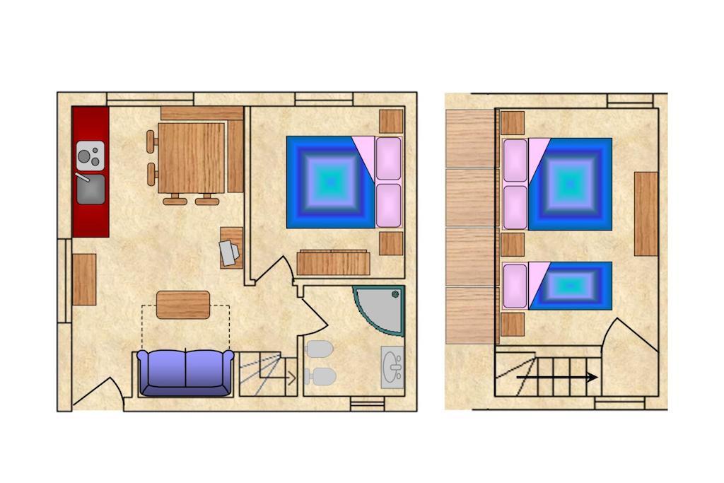 Chalet Presanella Temù Værelse billede