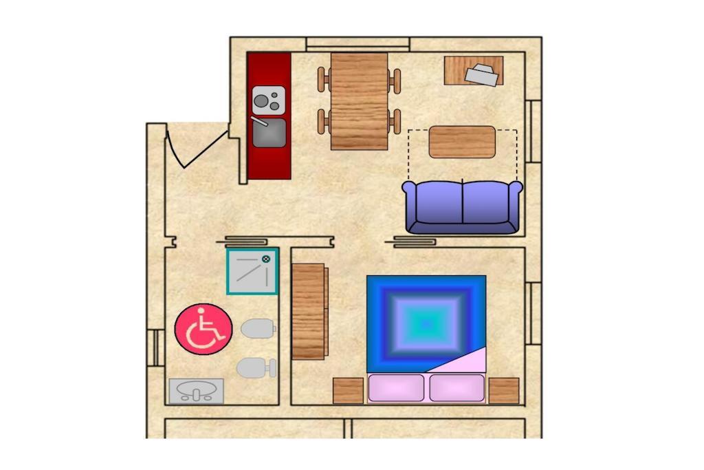 Chalet Presanella Temù Værelse billede