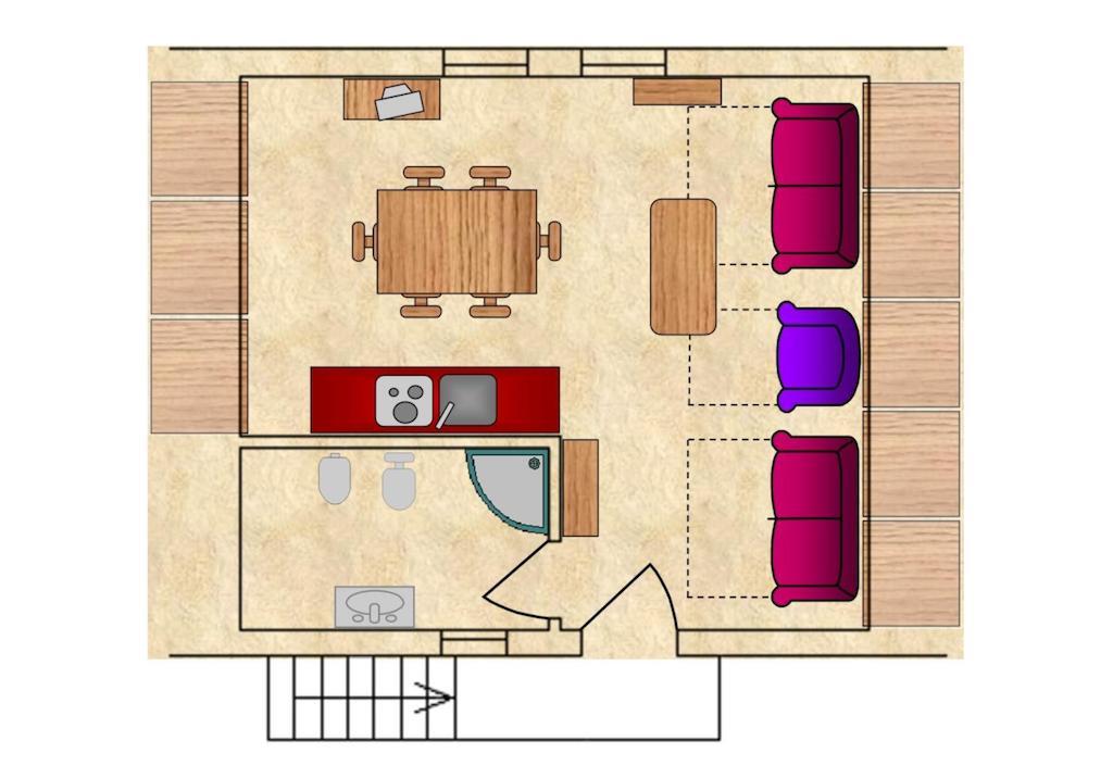 Chalet Presanella Temù Værelse billede